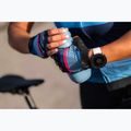Dámske cyklistické rukavice Rogelli Impress II W blue/pink/black 6
