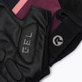 Cyklistické rukavice dámske  Rogelli Impress II burgundy/coral/black 5