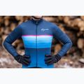 Dámske cyklistické tričko s dlhým rukávom Rogelli Impress II blue / pink 7
