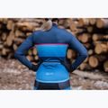 Dámske cyklistické tričko s dlhým rukávom Rogelli Impress II blue / pink 8