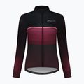 Dámske cyklistické tričko s dlhým rukávom Rogelli Impress II bordeaux / coral 5