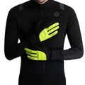 Pánske cyklistické rukavice Rogelli Core II Winter Windproof fluor 2