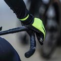 Pánske cyklistické rukavice Rogelli Core II Winter Windproof fluor 5