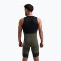 Rogelli Signature Bib Short pánske cyklistické šortky zelené 2