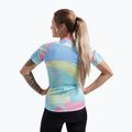 Dámsky cyklistický dres Rogelli Vintage blue/pink 2