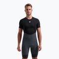 Rogelli Signature Bib Short pánske cyklistické šortky šedé