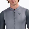 Pánsky cyklistický dres Rogelli Fast grey / turguoise 3