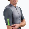 Pánsky cyklistický dres Rogelli Fast grey / turguoise 4