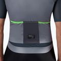 Pánsky cyklistický dres Rogelli Fast grey / turguoise 5