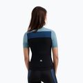 Dámsky cyklistický dres Rogelli Core Block W black/blue/dark blue 2