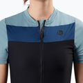 Dámsky cyklistický dres Rogelli Core Block W black/blue/dark blue 3