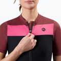 Dámsky cyklistický dres Rogelli Core Block W black/bordeaux/pink 4