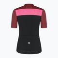 Dámsky cyklistický dres Rogelli Core Block W black/bordeaux/pink 8