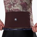 Rogelli Essential Graphic II pánsky cyklistický dres taupe / bordeaux 5