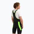 Rogelli Core Bib Short pánske cyklistické šortky black/fluor yellow 2