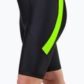 Rogelli Core Bib Short pánske cyklistické šortky black/fluor yellow 4