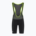 Rogelli Core Bib Short pánske cyklistické šortky black/fluor yellow 6