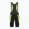 Rogelli Core Bib Short pánske cyklistické šortky black/fluor yellow 7