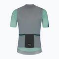Pánsky cyklistický dres Rogelli Fast grey/dusty teal/teal 7