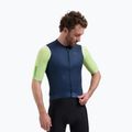 Pánsky cyklistický dres Rogelli Fast blue/lime