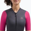 Dámsky cyklistický dres Rogelli Fast ebony/pink/coral 3