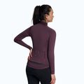 Dámsky cyklistický dres longsleeve Rogelli Essential II eggplant 3