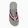 Pánske žabky Tommy Hilfiger Corporate Beach Sandal antique silver 5