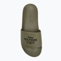 Pánske šľapky Tommy Hilfiger Embroid 85 Pool Slide army green 5