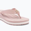 Dámske žabky Tommy Hilfiger Im Th Chainprint Midwedge Sandal foggy pink 7