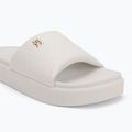 Dámske šľapky Tommy Hilfiger Platform Monogram Poolslide ancient white 7