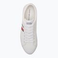 Pánske tenisky Tommy Hilfiger Th Hi Vulc Low Core Stripes Mesh YBS white 5