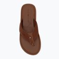 Pánske žabky Tommy Hilfiger Leather Beach Sandal winter cognac 5