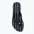 Dámske žabky Tommy Hilfiger Im Th Chainprint Midwedge Sandal space blue 5