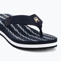 Dámske žabky Tommy Hilfiger Im Th Chainprint Midwedge Sandal space blue 7