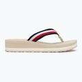Dámske žabky Tommy Hilfiger Corp Mid Wedge Beach Sandal muslin 2