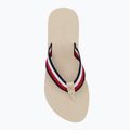 Dámske žabky Tommy Hilfiger Corp Mid Wedge Beach Sandal muslin 5