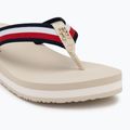 Dámske žabky Tommy Hilfiger Corp Mid Wedge Beach Sandal muslin 7