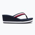 Dámske žabky Tommy Hilfiger Corporate Wedge Beach Sandal space blue 2