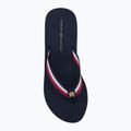 Dámske žabky Tommy Hilfiger Corporate Wedge Beach Sandal space blue 5