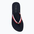 Dámske žabky Tommy Hilfiger Corp Mid Wedge Beach Sandal space blue 5