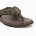 Pánske žabky Tommy Hilfiger Molded Web Beach Sandal army green 7