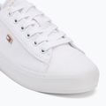 Dámske tenisky Tommy Hilfiger Vulc Canvas Lace Up white 7