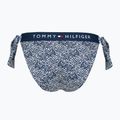 Tommy Hilfiger Cheeky Side Tie Bikini Bottom Tlač ilustrovaná vlna dark night navy 2