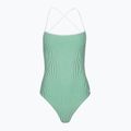 Dámske jednodielne plavky Tommy Hilfiger Straight One Piece seersucker radiant green/white