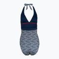 Tommy Hilfiger dámske jednodielne plavky Halter One Piece Rp Print illustrated wave dark night navy 2