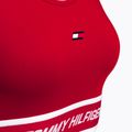 Tommy Hilfiger Mid Int Tape Racer Back červená fitness podprsenka 7