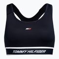 Modrá fitness podprsenka Tommy Hilfiger Mid Int Tape Racer Back 5