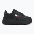 Dámske topánky Tommy Jeans Retro Basket Flatform Ess triple black 2