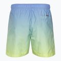 Pánske plavecké šortky Tommy Hilfiger  Medium Drawstring Print ombre blue spell/yellow tulip 2