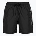 Pánske plavecké šortky Tommy Hilfiger Medium Drawstring black